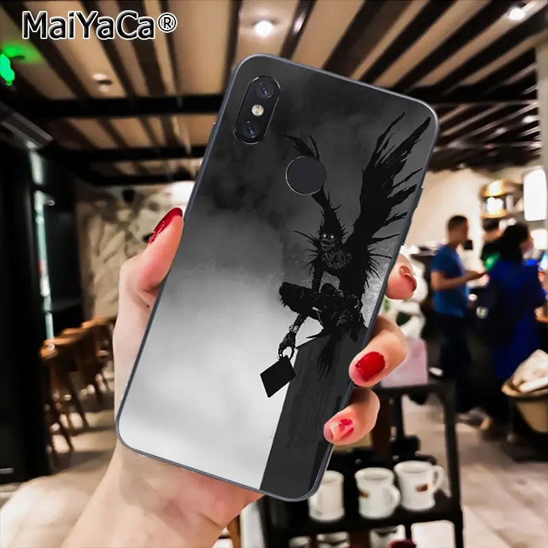 MaiYaCa Death Note Ryuk kira Coque Shell чехол для телефона Xiaomi Redmi4X 6A S2 Go Redmi 5 5Plus Note4 Note5 7 Note6Pro