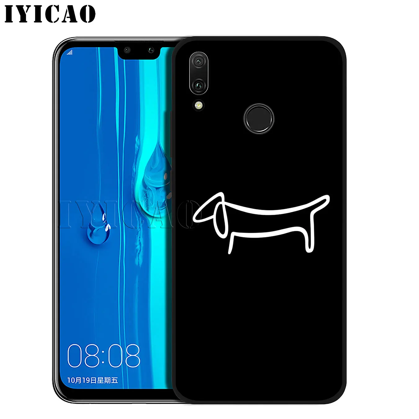 IYICAO Animals cute Dogs Dachshund Soft Phone Case for Huawei Mate 30 20 10 Pro Nova 5I 5T 5 4 4E 3i 3 2i Lite Smart |