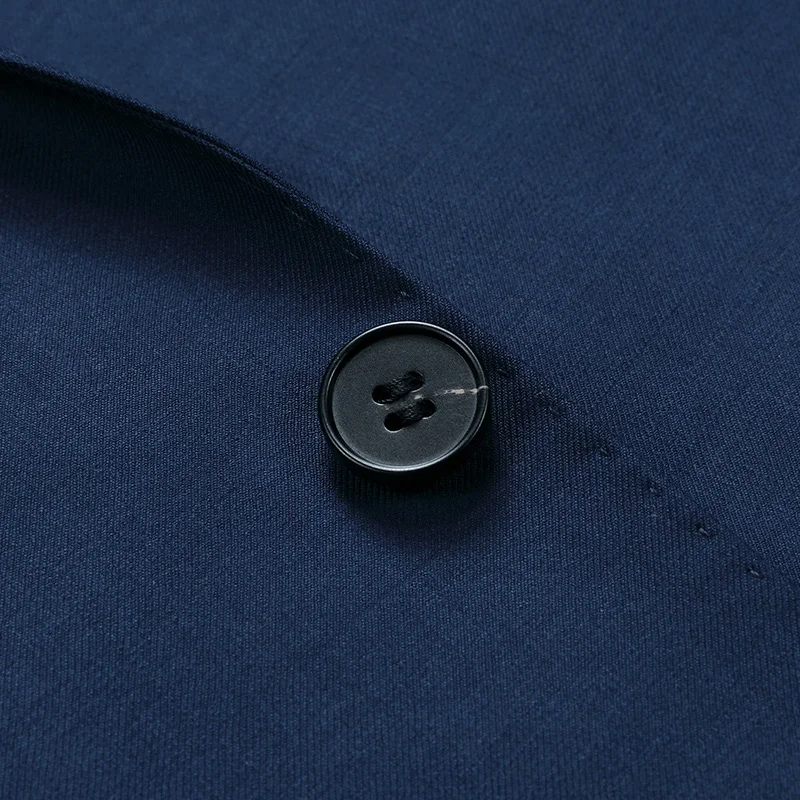 100% шерсть высококачественный материал королевский синий мужской костюм тонкий