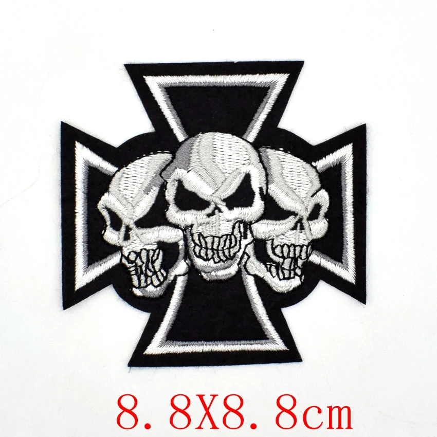 Женская Байкерская футболка с принтом в виде скелета и скелета|patch iron on|iron onpatch |