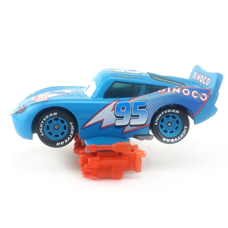 Disney Pixar Cars Blue Lighting Storm McQueen 1:55 металлический литой автомобиль Развивающие игрушки