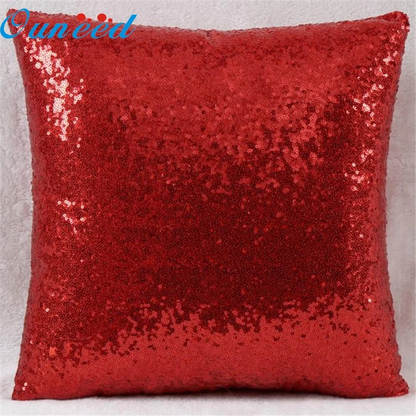 Zero однотонный Блестящий Блестки Подушка Чехол кафе домашний декор наволочки для