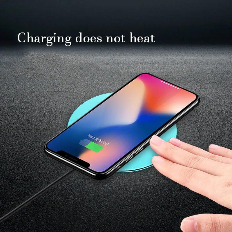 10 Вт беспроводное самое быстрое зарядное устройство для iPhone X XS Max XR 8 Plus Samsung S8 S9 Note