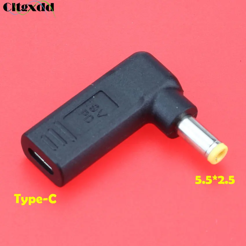 1 шт. зарядное устройство для ноутбука адаптер переходник USB type C женский 7,4*5,0 4,5*3,0 5,5*2,5 Мужской DC разъем питания для lenovo Asus