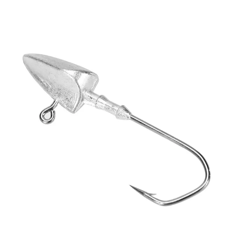 Crank Lead Jig Head Hook Soft Lures Jigging Fishing Hooks Soft Worm Fishing Tackle Accessories