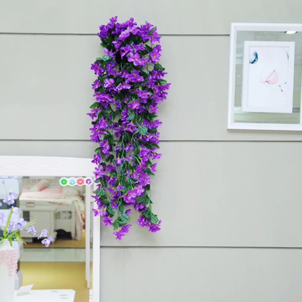 80 см фиолетовый шелк искусственный букет цветов дешевые искусственные цветы для