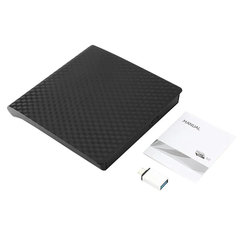 Хит USB 3,0 DVD рекордер Внешний Оптический привод DVD горелка Тонкий Ультра DVD-ROM плеер портативный присоска драйвер для ноутбука