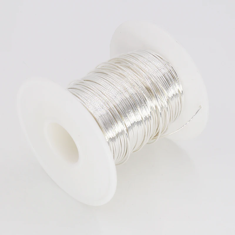 Один метр 99.999% 5N твердый сердечник чистое серебро аудио провод DIY|silver audio wire|audio