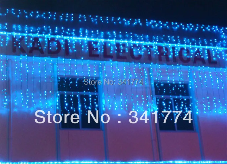 6*1 5 м водопад лампы светодио дный гирлянды светодиодные свет Сад Рождество