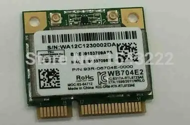 RealTek RTL8723AE 300M + Bluetooth4.0 Half Mini PCI Express Wlan Беспроводная Wi Fi карта для ноутбука acer asus