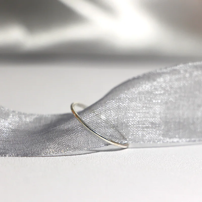 Классическое модное индивидуальное простое круглое кольцо с хвостом s925