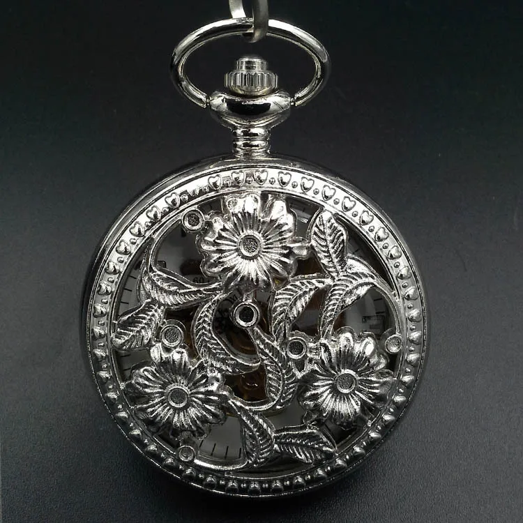 Часы мужские серебристые с цепочкой|mechanical pocket watch|pocket watchpocket watch men |