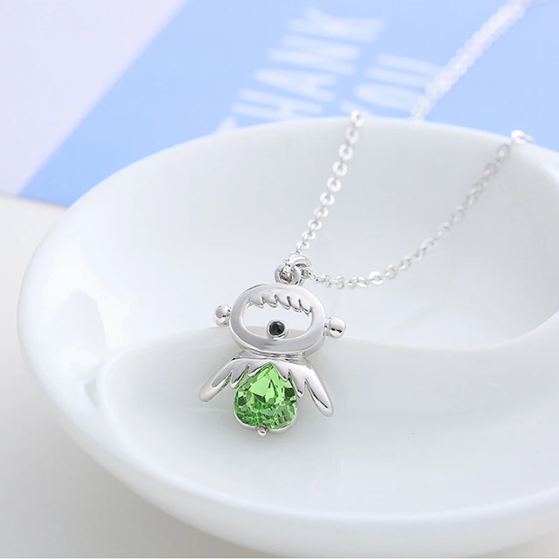 IDESTINY горячая Распродажа Блестящий хороший Счастливый слон кулон ювелирные