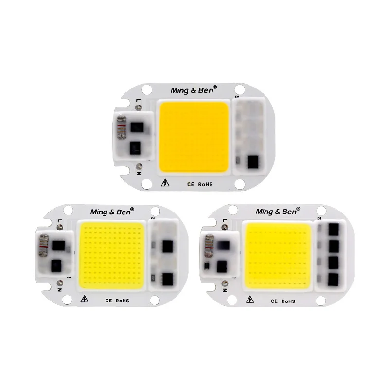 Светодиодный COB умная интегральная микросхема шарик 20 W 30 50 110 V 220 Вход