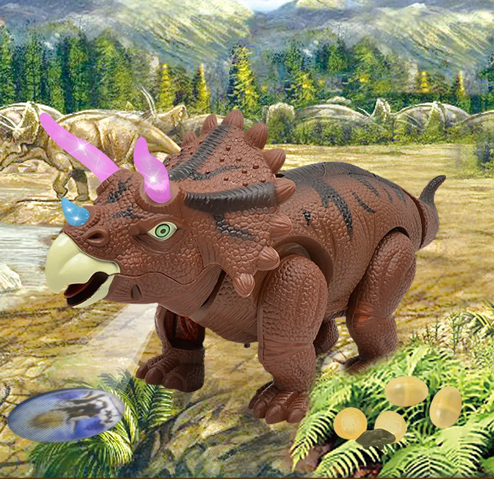 Электронные игрушки, шагающий динозавр, игрушка, яйца, проекционный светильник, Роар, звук для детей, игрушки для детей, дропшиппинг