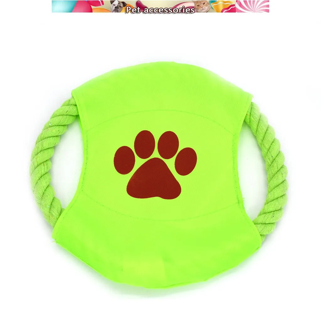 Pet летающий диск интерактивная игрушка животное из хлопковых ниток открытый