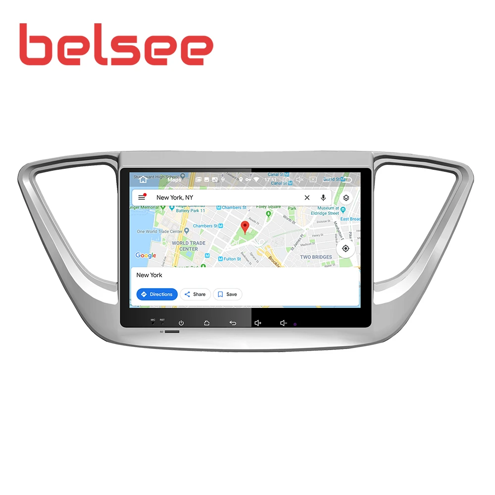 Belsee Android 9 0 для Hyundai Solaris Verna Accent 2017 2018 автомобильный gps навигация радио стерео аудио