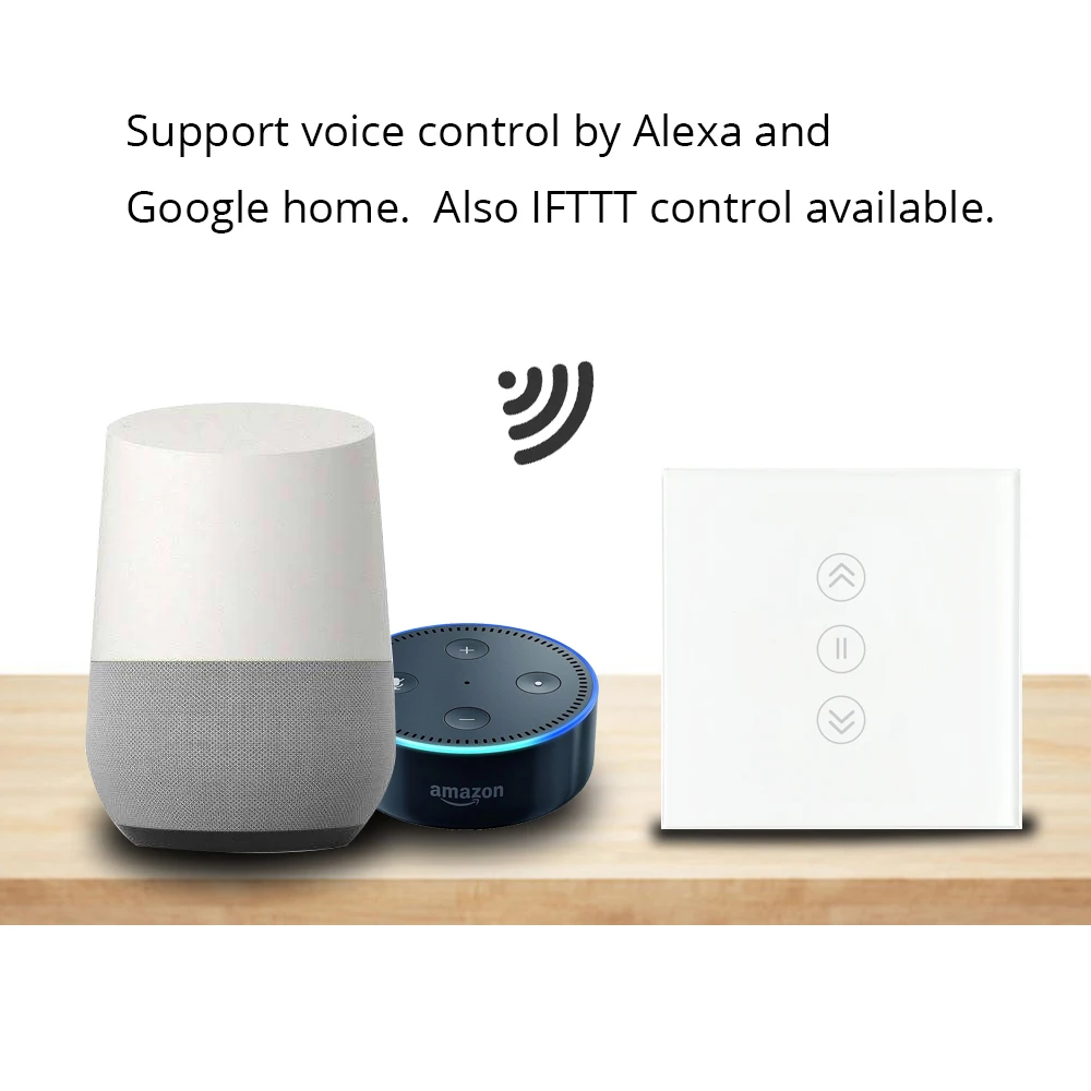 EU занавес переключатель Wi Fi умные выключатели Alexa Google Home голосовое Tuya Smart Life APP