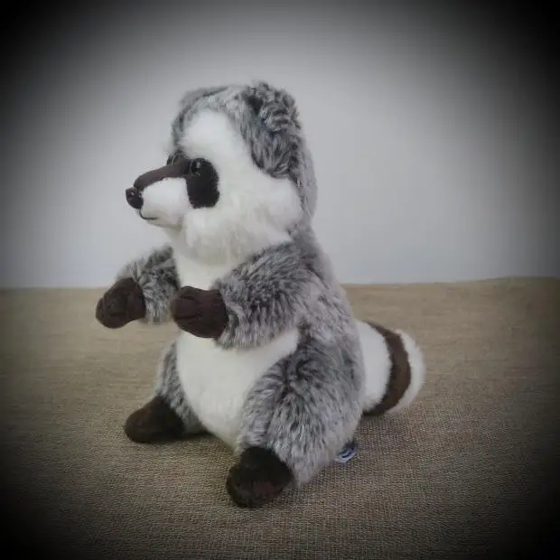 Original Cute Raccoon Coon Simulative Wild Animal Soft Stuffed Plush Toy Doll Birthday Gift Children Baby | Игрушки и хобби