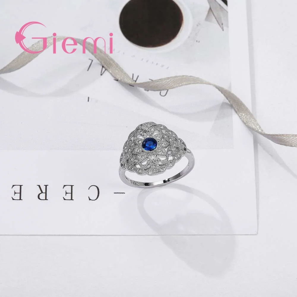 Самые низкие цены стандартные серебряные кольца Простой Большой дизайн листьев