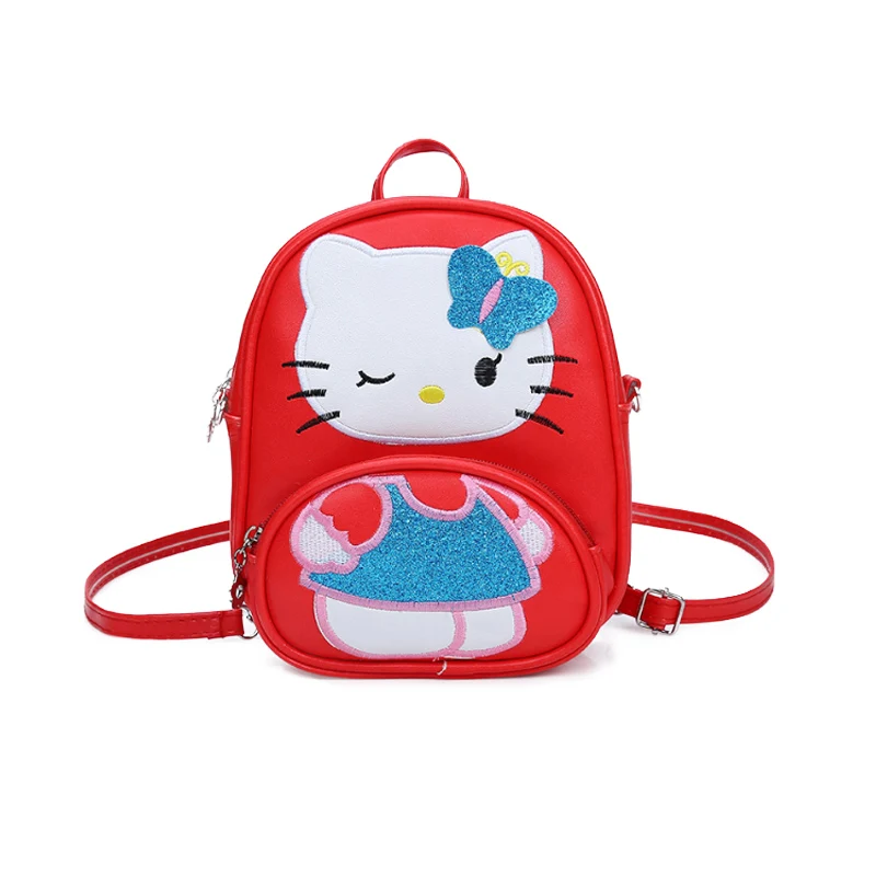 hello kitty Мышь Сумка детская школьная сумка для девочек рюкзак для детей девочек милые дети мальчик PU мультфильм сумки для детского сада - Цвет: A
