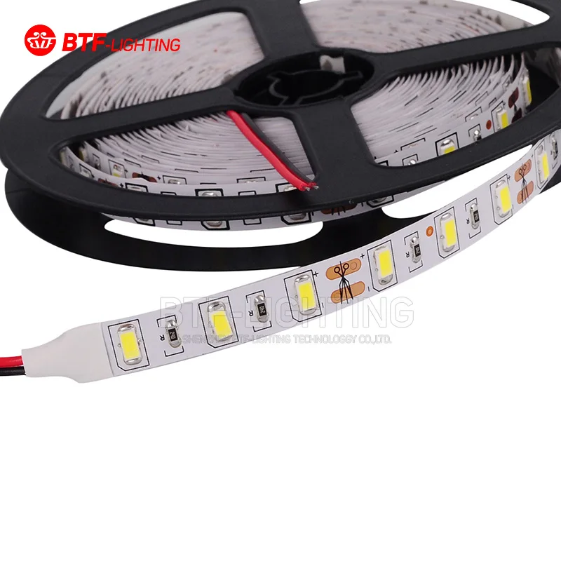 5 м 5730 Светодиодная лента 5730/5630 SMD 60 светодиодов/м 5050 светодиодов IP30 водостойкая