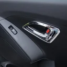 Для Hyundai IX35 Tucson 2010 2011 12 13 2014 ABS хром Внутренняя дверь автомобиля защитная рама крышка отделка автомобильные аксессуары