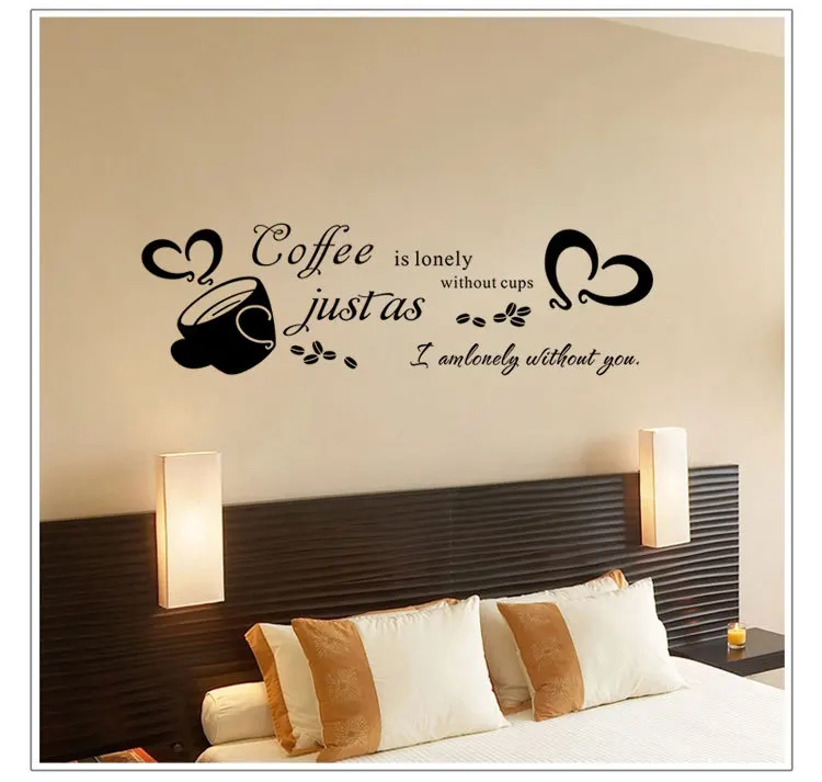 Съемные модные виниловые наклейки на стену с надписью о любви | Дом и сад