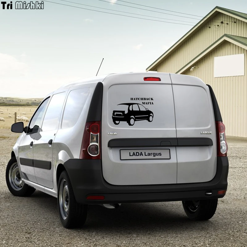 Tri Mishki HZX007 13.5*20см 1-4 шт наклейки на авто hatchback mafia for lada kalina хэтчбэк мафия для лады