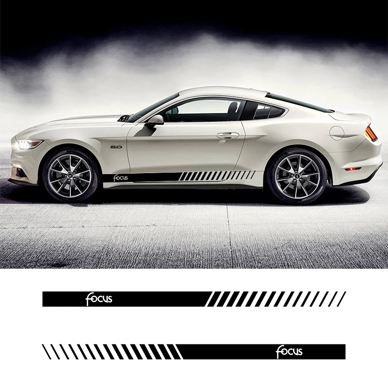2 шт. виниловые наклейки на юбку для Ford Focus|Наклейки автомобиль| |