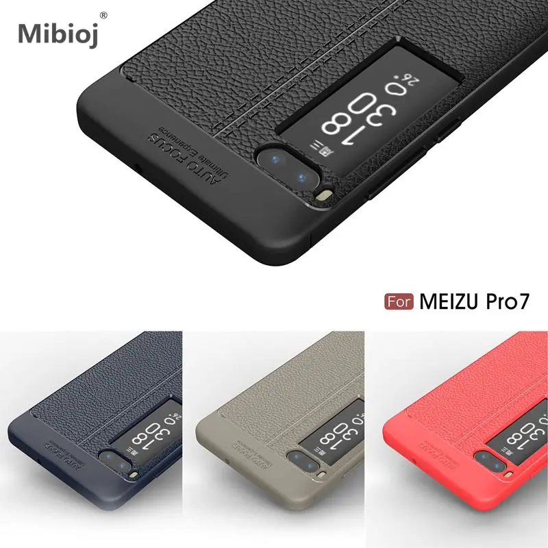Mibioj ультратонкий противоударный мягкий чехол из силикона и ТПУ для Meizu Pro 7