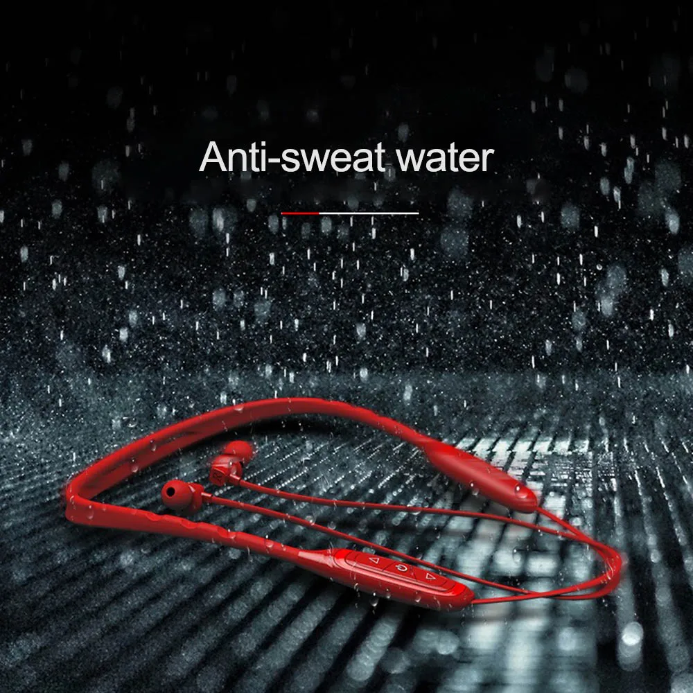 Bluetooth наушники W1 шейные спортивные Встроенный микрофон беспроводной Легкий
