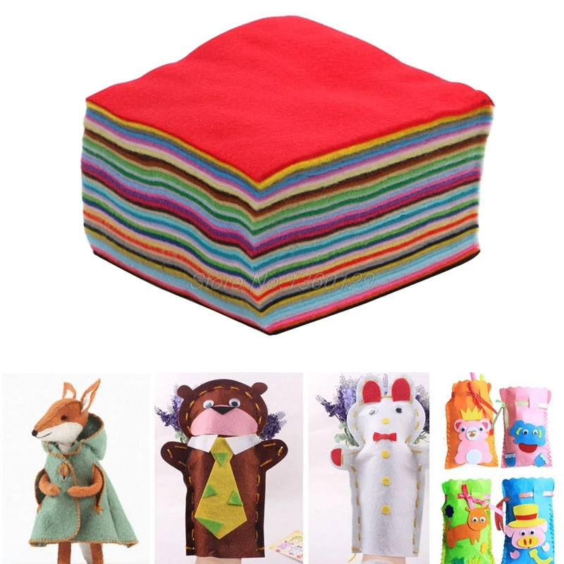 40 шт. Нетканая фетровая Полиэстеровая ткань рукав мягкая детские рождественские