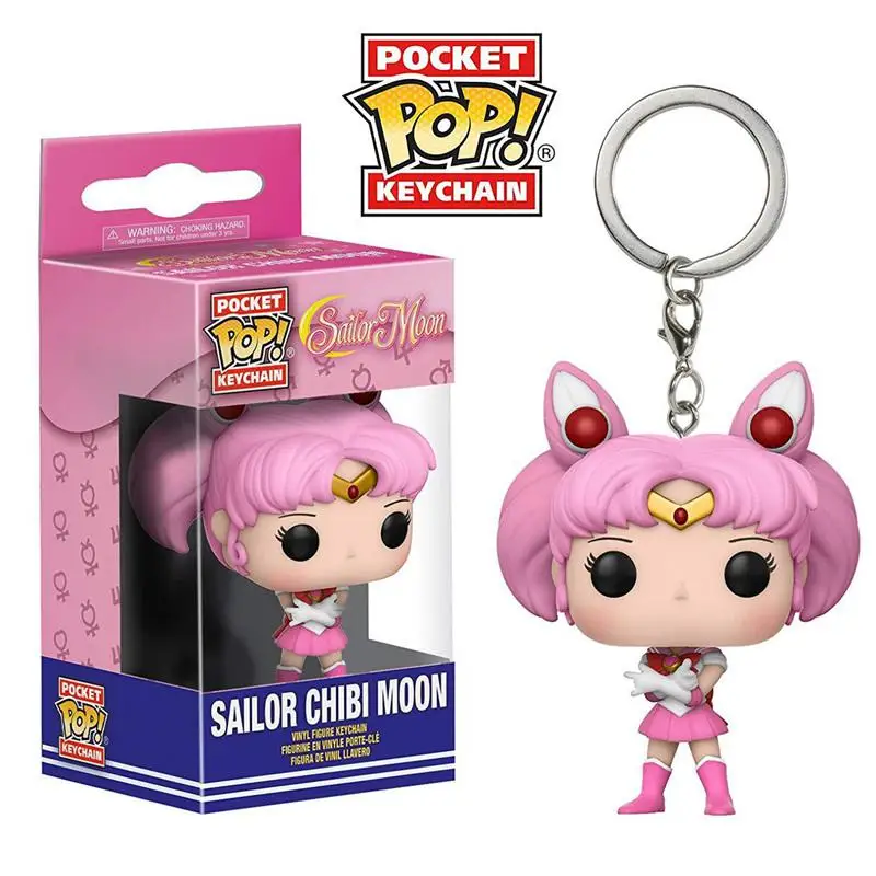 Funko POP Карманный Сейлор брелок луна Сейлор Чиби Мун фигурка игрушки - Цвет: Sailor Chibi Moon