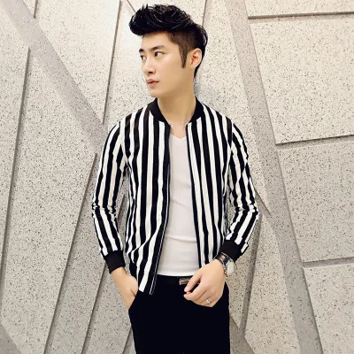 Молодежная метросексуальная куртка бомбер Мужская осенняя классические мужские