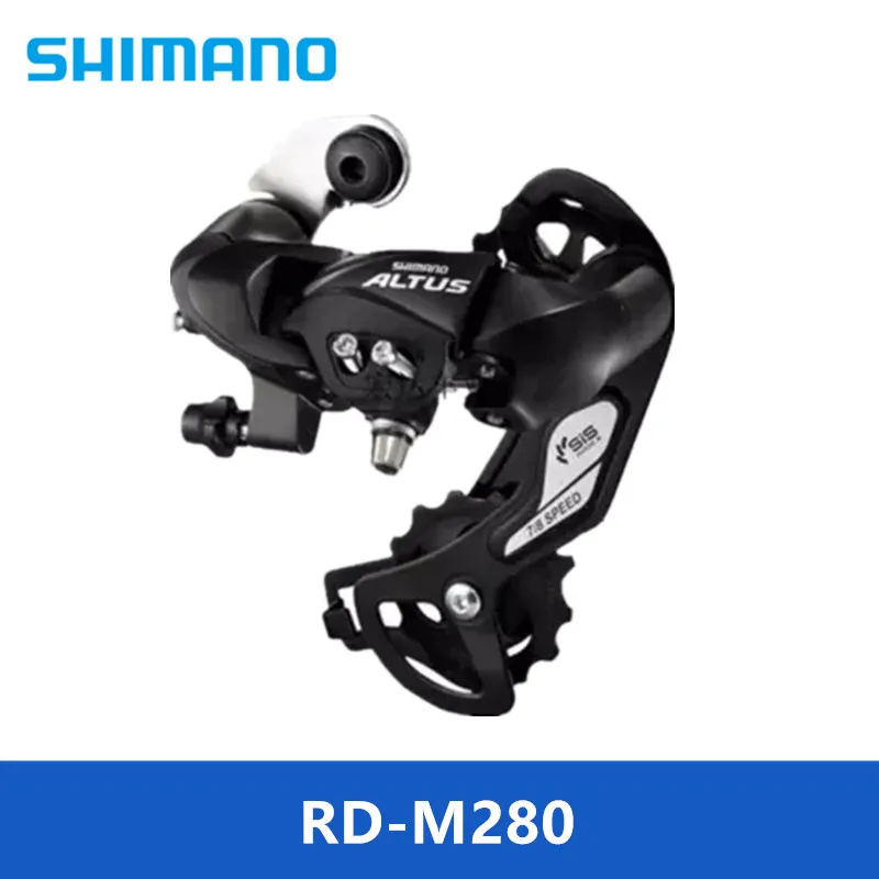 Подлинная shimano rd m280 задний циферблат горный велосипед 7/8/21/24 скорости задняя
