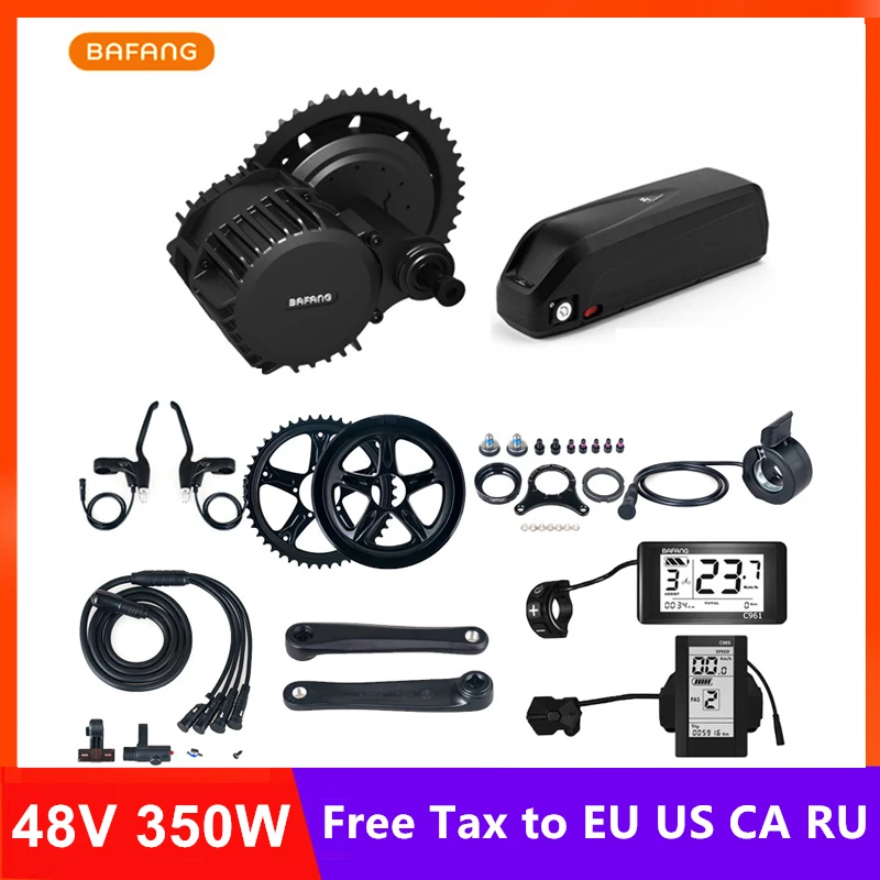 Bafang 8fun 48V 350W BBS01B комплекты моторов с 17AH Hailong литиевая батарея C965 C961 электрические