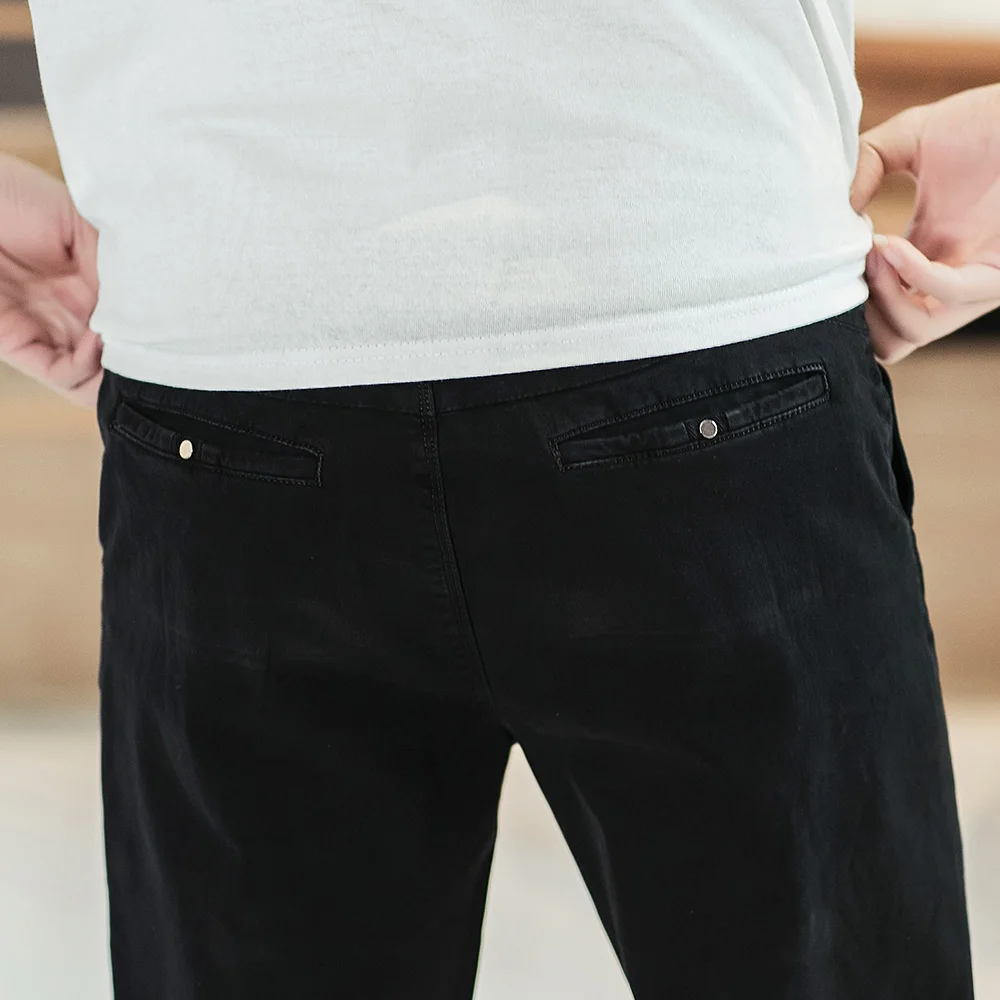 Брюки COMLION мужские облегающие хлопковые прямые штаны-Чино повседневные модные