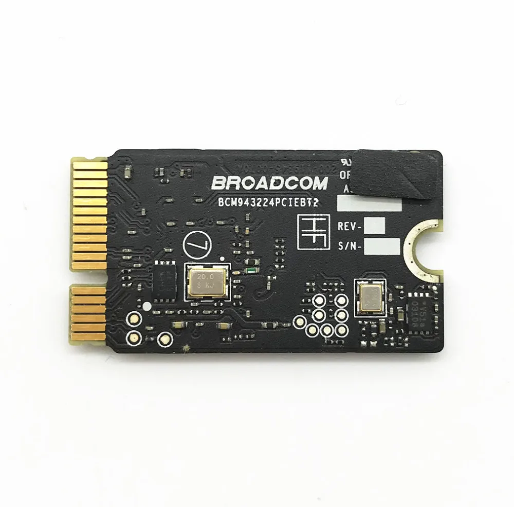 BCM943224PCIEBT2 300 Мбит/с 2 4 &amp 5G WiFi подходит для Bluetooth 0 Mini PCIe сетевая карта Mac OS Macbook Air A1370