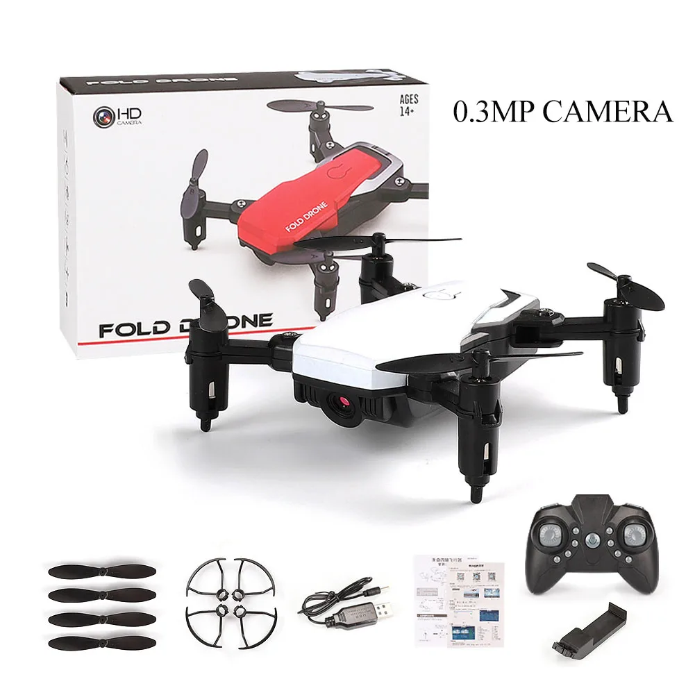 0.3MP Camera Камера дроны wifi FPV с/без широкоугольного 0.3MP и 2MP 720P HD камера с высоким режимом удержания складной Радиоуправляемый квадрокоптер Дрон - Цвет: 0.3MP Camera