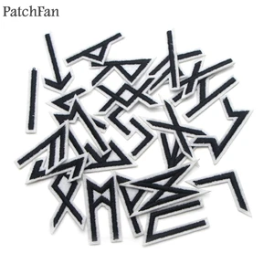 24 шт., вышитые термонаклейки, аппликации для одежды, косплея, сумки, обуви, A0947