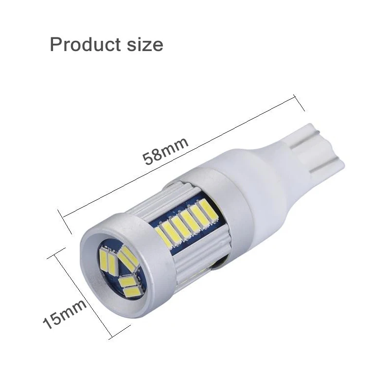

2pcs Car T20 7440 7443 LED Bulbs Canbus T15 W16W LED 1156 S25 LED 1157 3156 Brake Reverse Light Turn Signal White Red 12V 24V