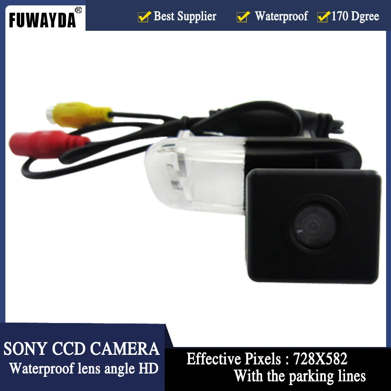 FUWAYDA HD CCD Chip Car Rear View REVERSE Mirror Image With Guide Line CAMERA for Mercedes-Benz B200 A-class W169 B-Class T245 | Автомобили