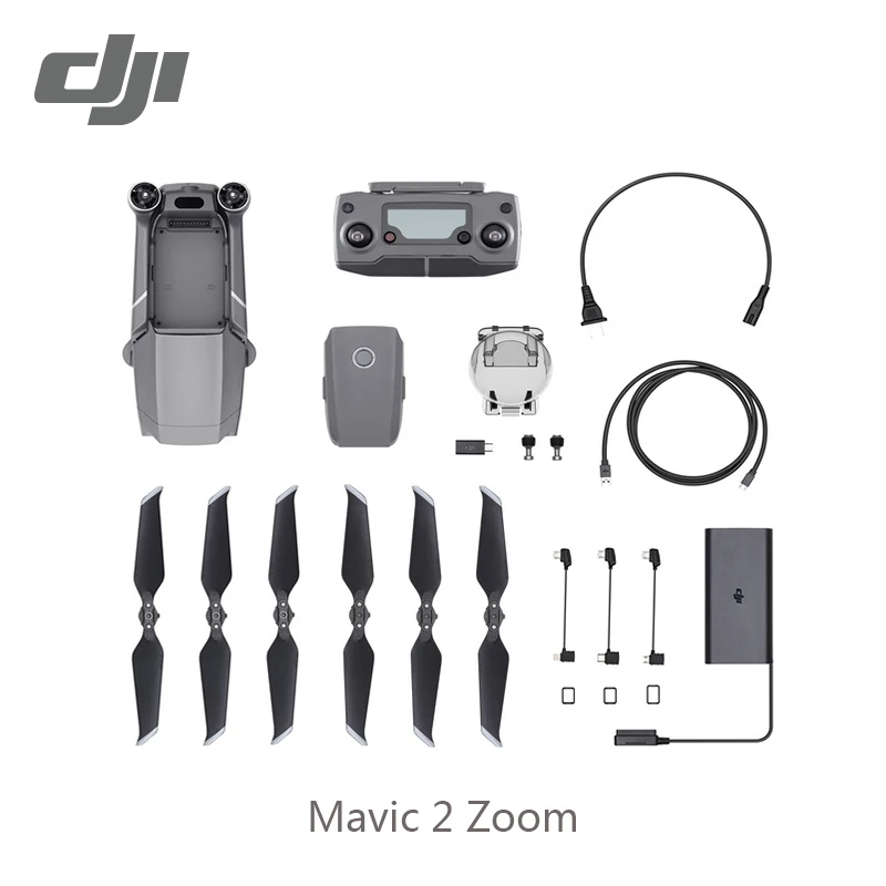 DJI Mavic 2 Pro/Mavic2 Zoom/Smart control ler/комплект аксессуаров Hasselblad камера 4K HDR видео 8 км пульт дистанционного управления 31 мин Время полета - Цвет: Mavic 2 Zoom