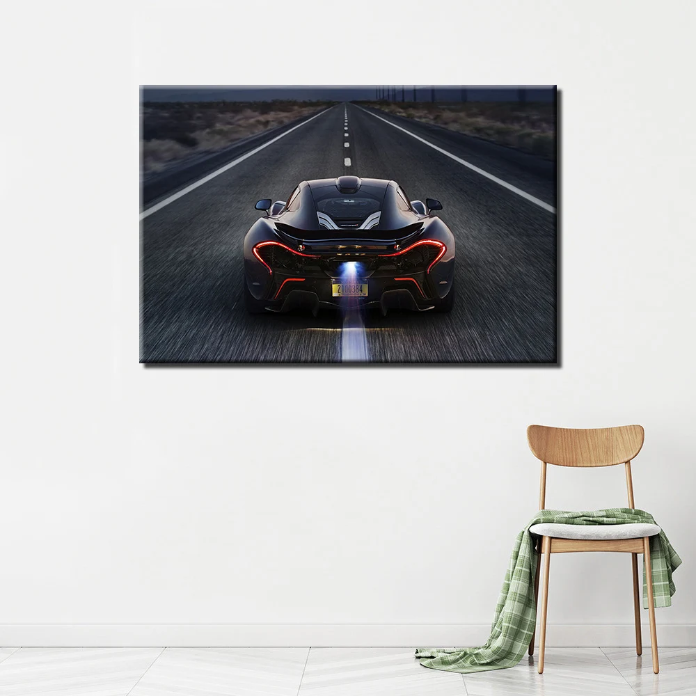 1 шт. Холст Картина Mclaren P1 спортивный автомобиль HD плакаты и принты настенные