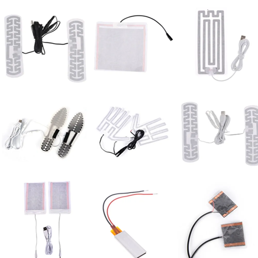 USB заряженный теплый паста колодки водонепроницаемый углеродного волокна грелку