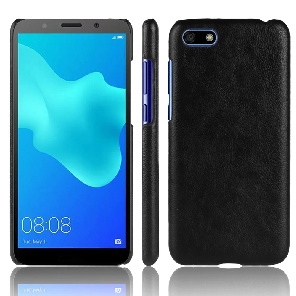 Luxury Litchi Skin Retro Leather Case for Huawei Y5 2018 Cover Shockproof Shell For Honor Prime Back Phone Cases Fundas |