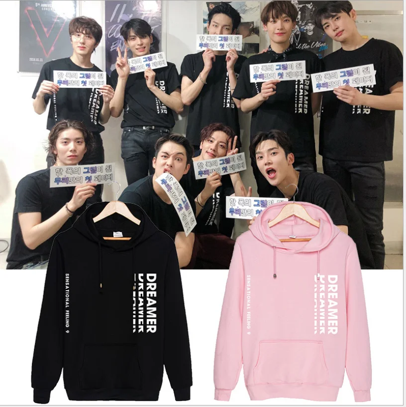 Толстовка унисекс с капюшоном kpop sf9 изображением нового альбома демисезонная