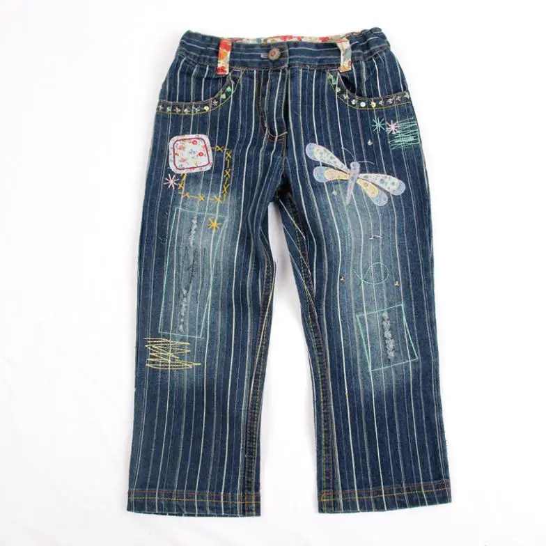 autumn summer baby clothing children's wear kids peppa pig boys jeans with denim embroidery hot sales free shipping G2939#|jeans fasion|jean