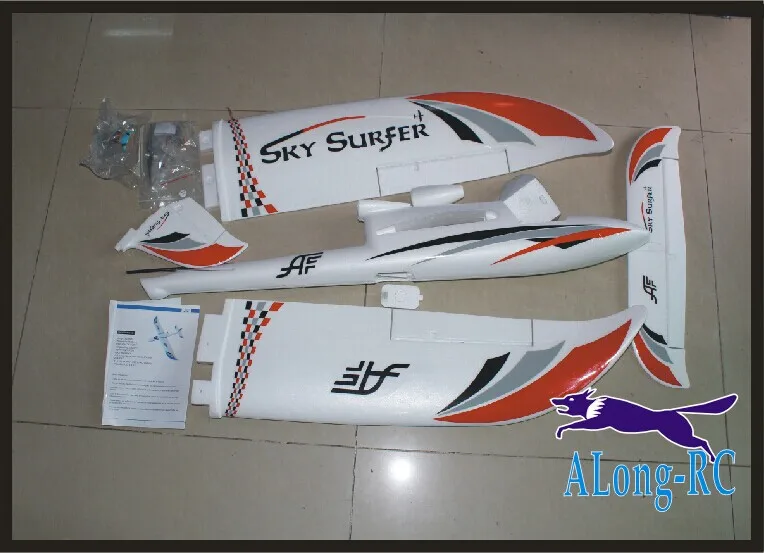 AF планер 4 канальный Самолет RC Glider самолет начинающих модель 1400mm размах крыльев SKY
